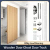 ghost wooden door track