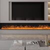 3D fog led Atomization Flame Electric Water Mist with Remote Control Electric Fireplaces Simulation Flame Water Vapor Fireplace