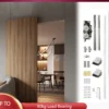 Sliding hardware for bedroom, kitchen, trackless electric magnetic levitation, two-way damper.