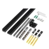 kf-S19674b70f21541ccb2ccda5012a0105cU Double Stop Sliding Rail, Special Accessories for Aluminum And Wood Frame Doors.