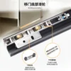 kf-S1a78f49d7f9f460fb66b3103b646935eE Double Stop Sliding Rail, Special Accessories for Aluminum And Wood Frame Doors.