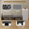 Folding beds, Folding Bed With Mattress, Removable Storage Box, Sofa Bed With Trundle Bed For Guests.