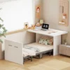 Folding beds, Folding Bed With Mattress, Removable Storage Box, Sofa Bed With Trundle Bed For Guests.