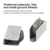 Sliding hardware for bedroom, kitchen, trackless electric magnetic levitation, two-way damper.