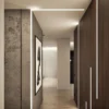 Wall Panel Corner LED Aluminum Profile 5/8mm Embedded Wallboard Tiles Closing Edge Bar Strip Light Home Decor Linear Lighting