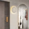 Natural Round Stone Wall Light Dimmable Bedside Restaurant Art Decor Sconce Dropshipping 23/30cm