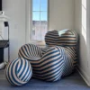 Vacuum Compression Chair, Mom's Arms Style, Fabric, Casual, Simple, Minimalist Italian Design - Bean Bag Sofa,
