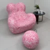 Vacuum Compression Chair, Mom's Arms Style, Fabric, Casual, Simple, Minimalist Italian Design - Bean Bag Sofa - Lazy Sofa