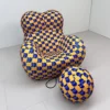 Vacuum Compression Chair, Mom's Arms Style, Fabric, Casual, Simple, Minimalist Italian Design - Bean Bag Sofa - Lazy Sofa